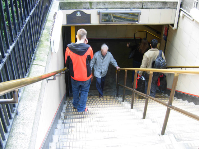 Bethnal Green Underground Station entrance today